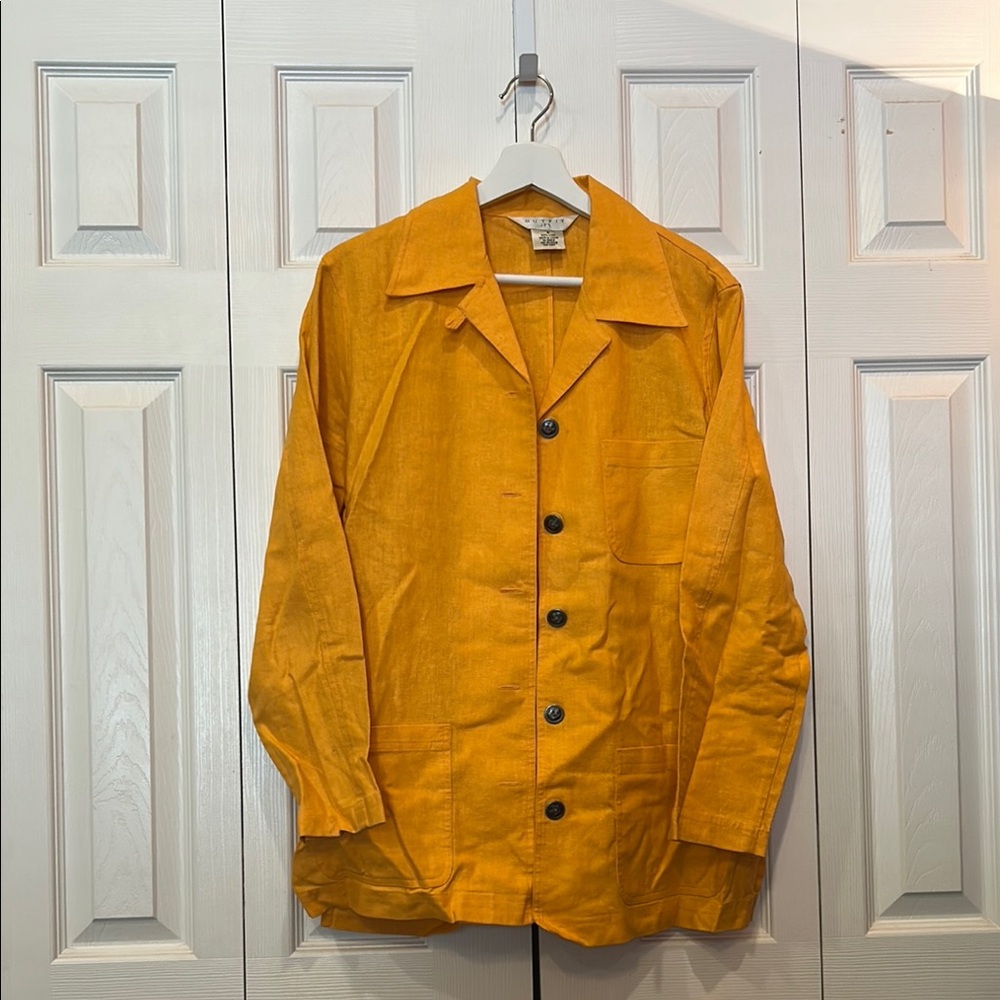 Vintage Outfit JPR Mustard Linen Jacket